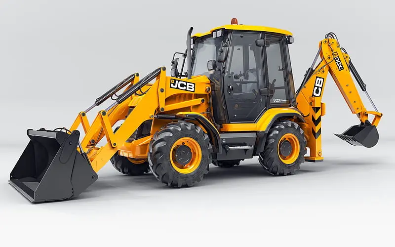 JCB 3CX Backhoe Loader Rental Abu Dhabi | Welldone Star